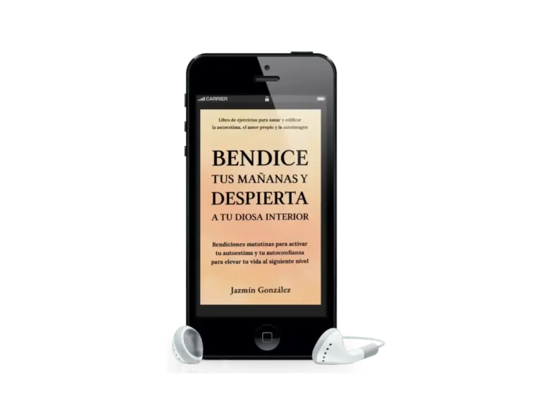 Audiolibro "Bendice tus mañanas y despierta a tu diosa interior" de Jazmín González sobre autoestima, autoconfianza y guía de afirmaciones diarias para manifestar la vida de tus sueños