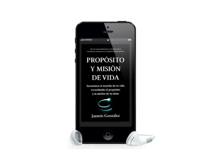 Audiolibro "Propósito y misión de vida" de Jazmín González sobre espiritualidad y cómo descubrir el propósito y la misión de vida