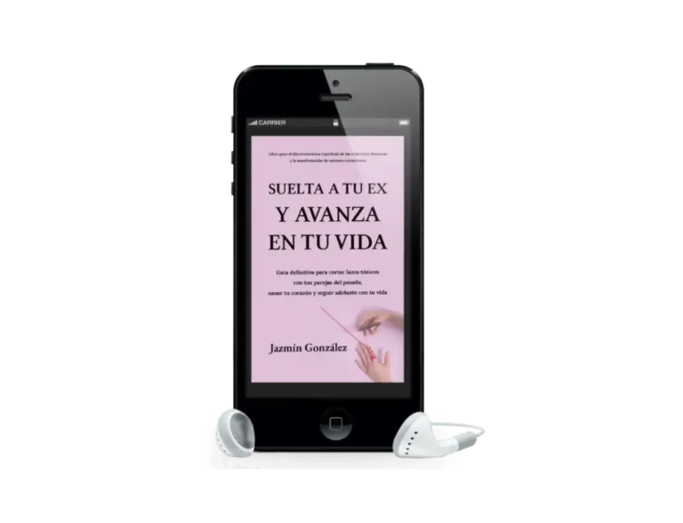 Audiolibro "Suelta a tu ex y avanza en tu vida" de Jazmín González sobre espiritualidad y cómo cortar lazos tóxicos en relaciones de pareja