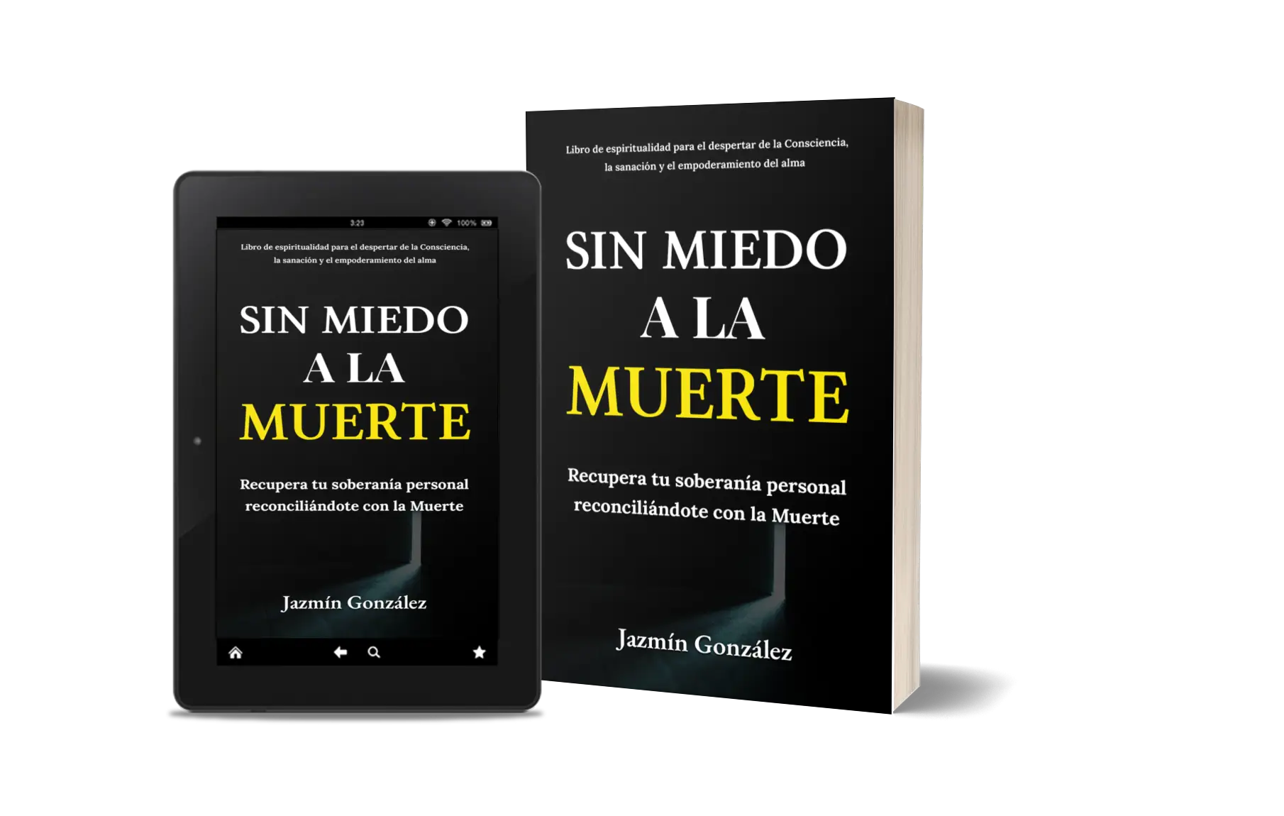 Libro "Sin miedo a la muerte" de Jazmín González sobre espiritualidad no dual, muerte y duelo