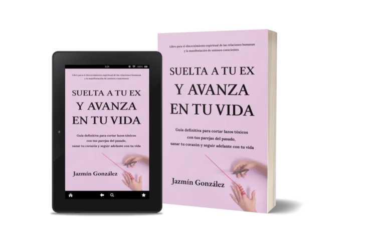 Libro "Suelta a tu ex y avanza en tu vida" de Jazmín González sobre espiritualidad y cómo cortar lazos tóxicos en relaciones de pareja