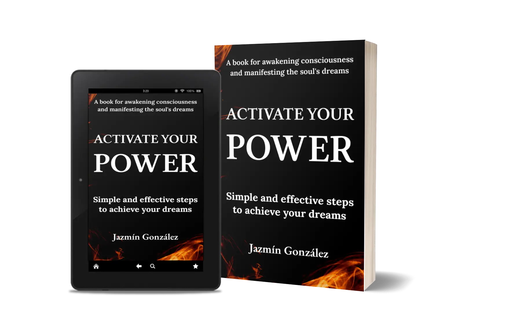 Book "Activate Your Power" by Jazmín González on awakening consciousness and manifesting your deepest dreams