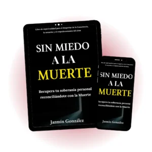Imagen de la muestra descargable del libro "Sin miedo a la muerte" de Jazmín González, mostrando portada y diseño interior para lectores interesados en espiritualidad y transformación personal.