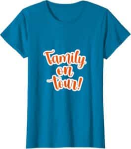 Family On Tour T-Shirt Zafiro Mujer
