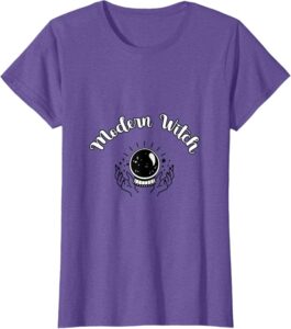 Modern Witch T-Shirt Morado Jaspeado