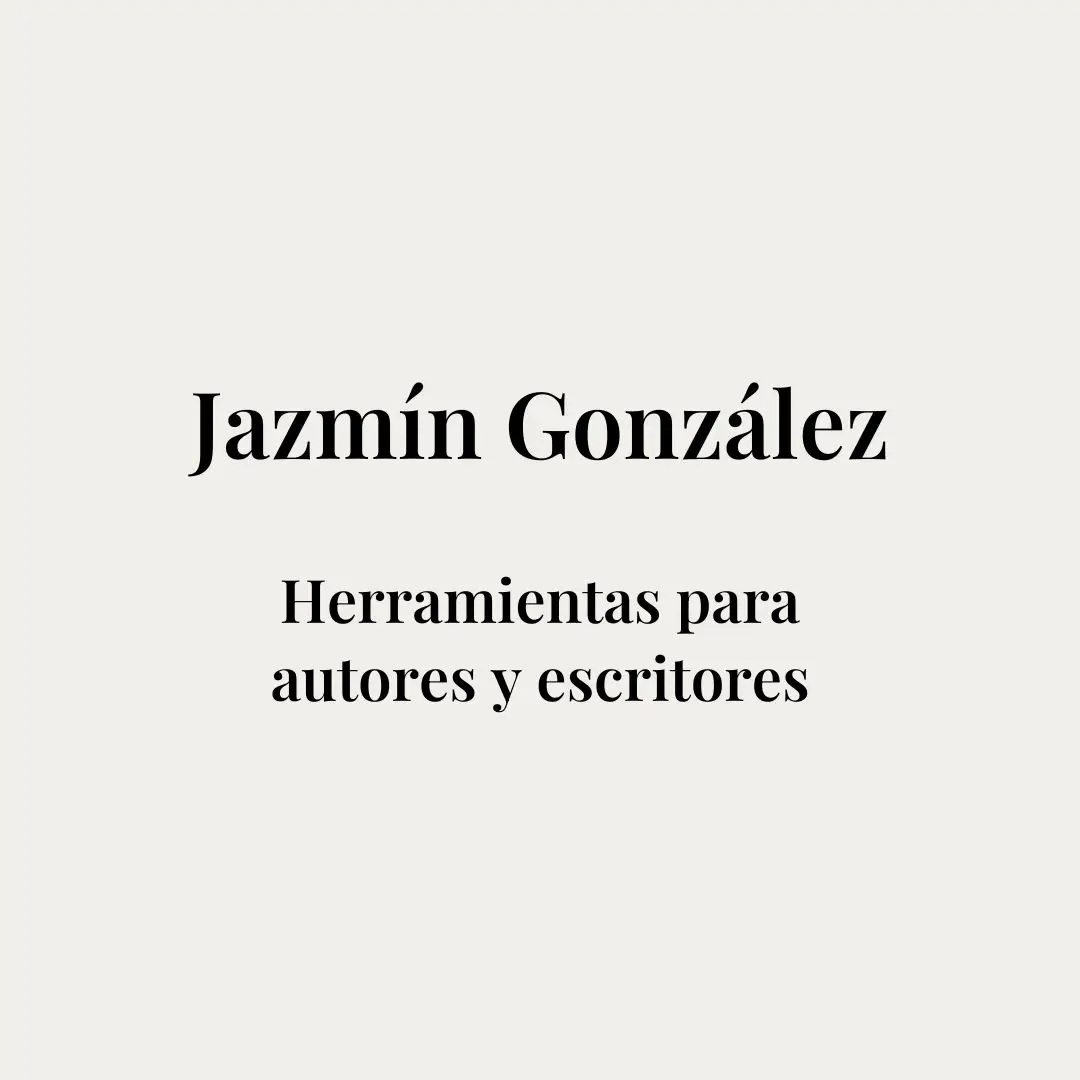 Portada de la página web Herramientas para autores y escritores