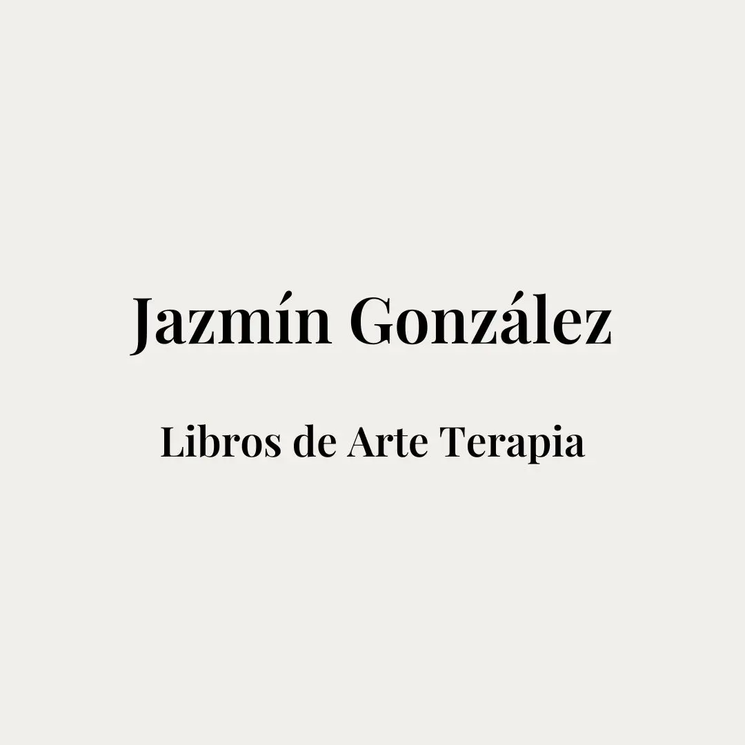 Portada de la página web de los Libros de Arte Terapia de la coach, autora y escritora Jazmín González