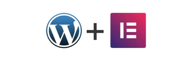 Logos de WordPress y Elementor para construir sitios web profesionales para autores independientes, en la sección de herramientas para autores del sitio web de la autora Jazmín González