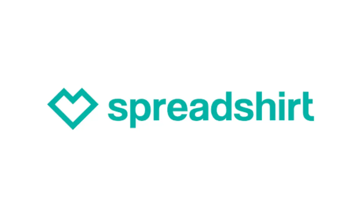 Logo de Spreadshirt, plataforma donde se distribuyen los artículos de merchandising de la autora Jazmín González bajo el nombre Tienda Mente Uno