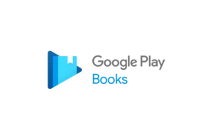 Logo Google Play Books, plataforma donde se distribuyen los audiolibros de la autora Jazmín González