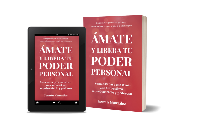 Libro de amor propio, autoestima, empoderamiento, poder personal y sanación emocional. Libro Ámate y libera tu poder personal. Autora Jazmín González Libro de amor propio, autoestima, empoderamiento, poder personal y sanación emocional. Libro Ámate y libera tu poder personal. Autora Jazmín González