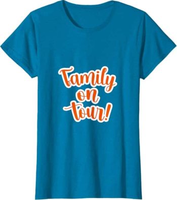 Family On Tour T-Shirt Zafiro Mujer