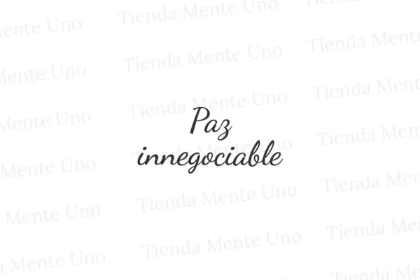 Merch Paz Innegociable
