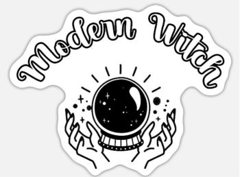 Sticker Modern Witch