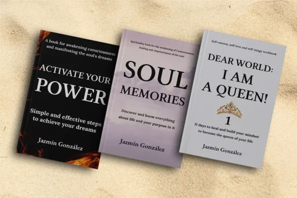 books activate your power, soul memories, dear world i am a queen 1